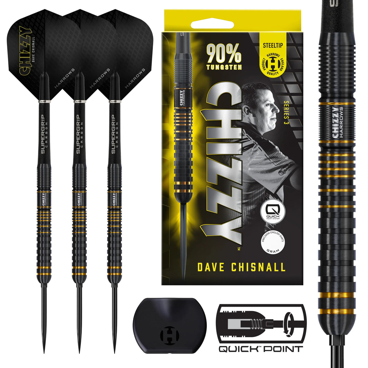 HARROWS CHIZZY SERIES 3 90% QP DARTSTIKAT