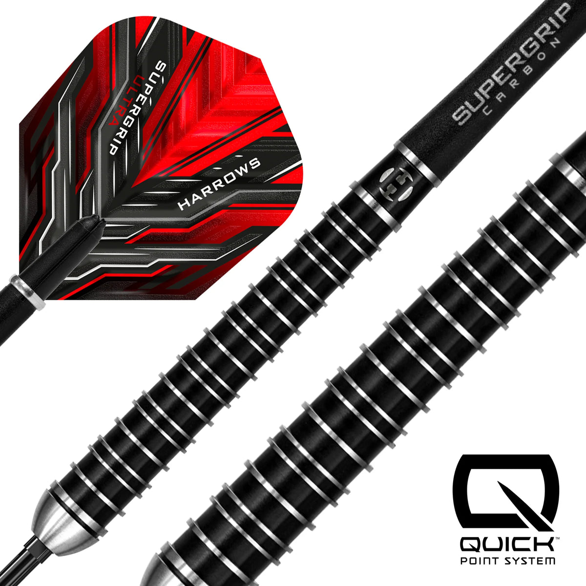 HARROWS SUPERGRIP ULTRA 90% QP DARTSTIKAT
