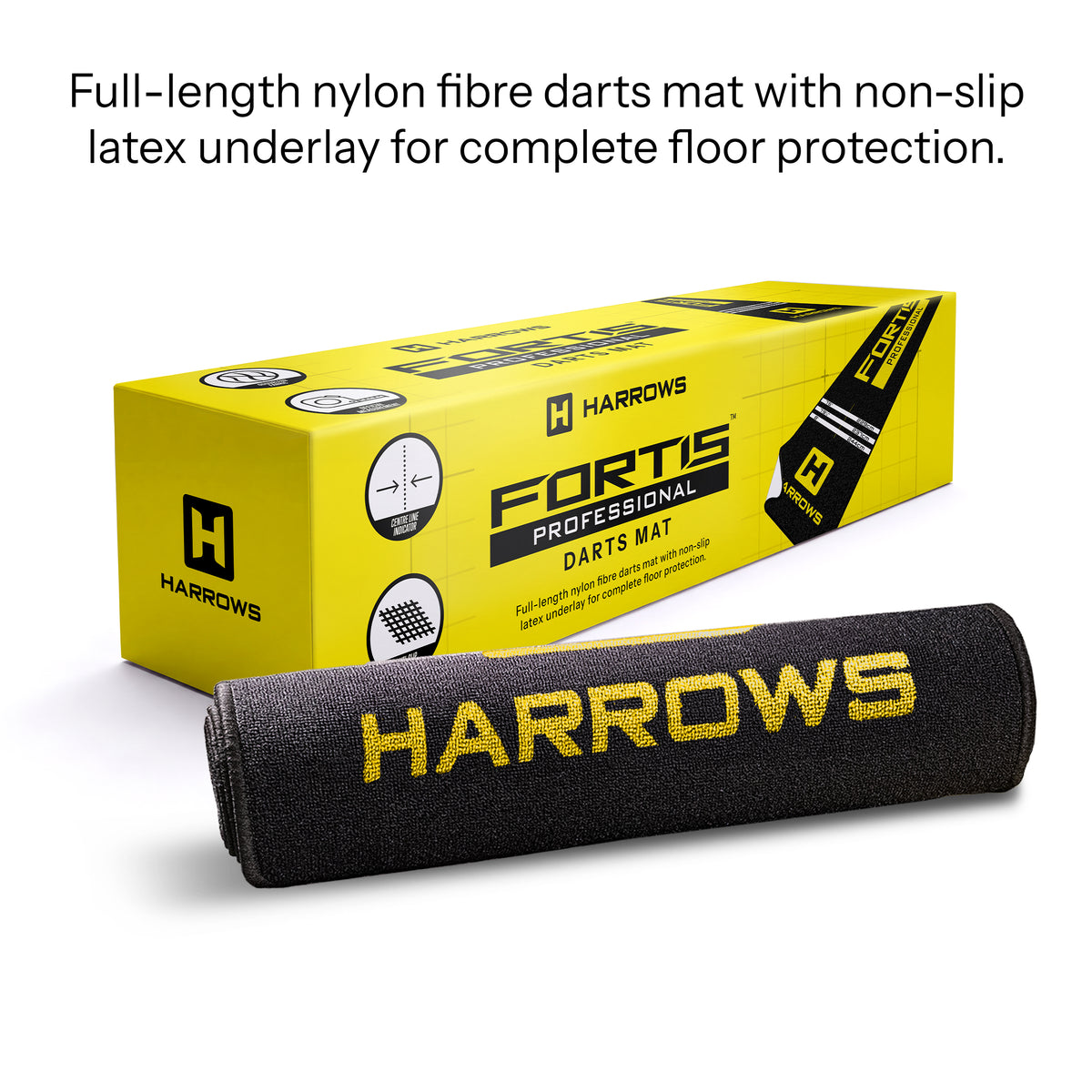 HARROWS FORTIS DARTS MATTO - KELTAINEN