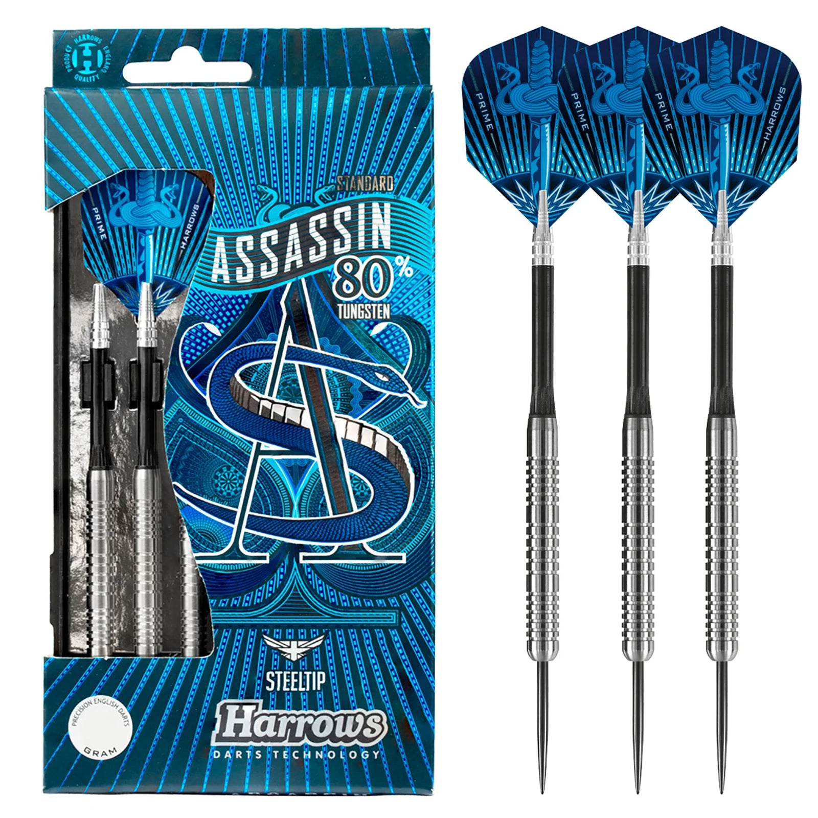 HARROWS ASSASSIN 80% 22GR DARTSTIKAT