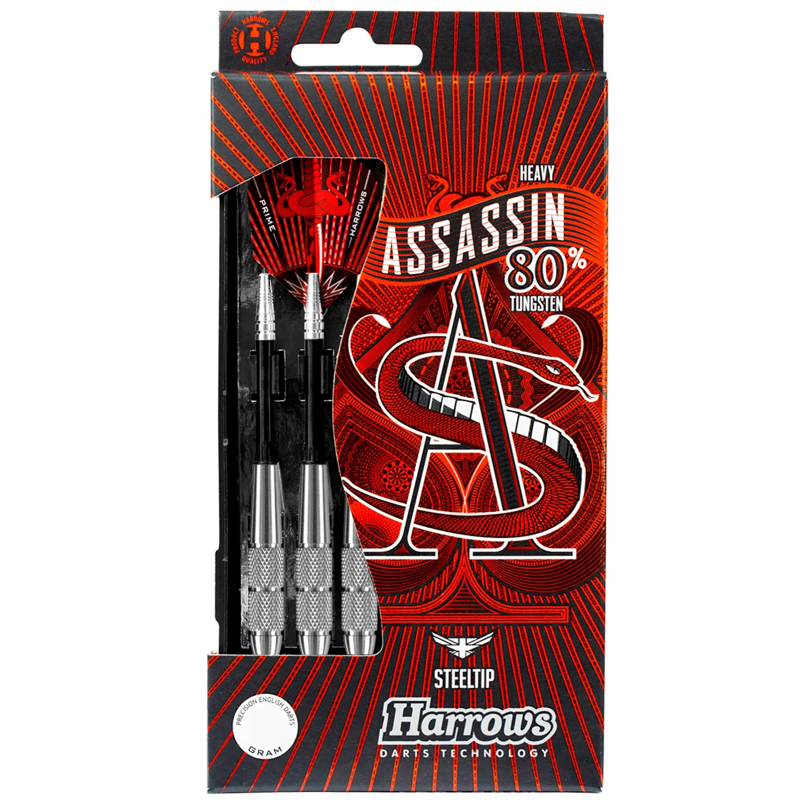 HARROWS ASSASSIN 80% 28GK DARTSTIKAT