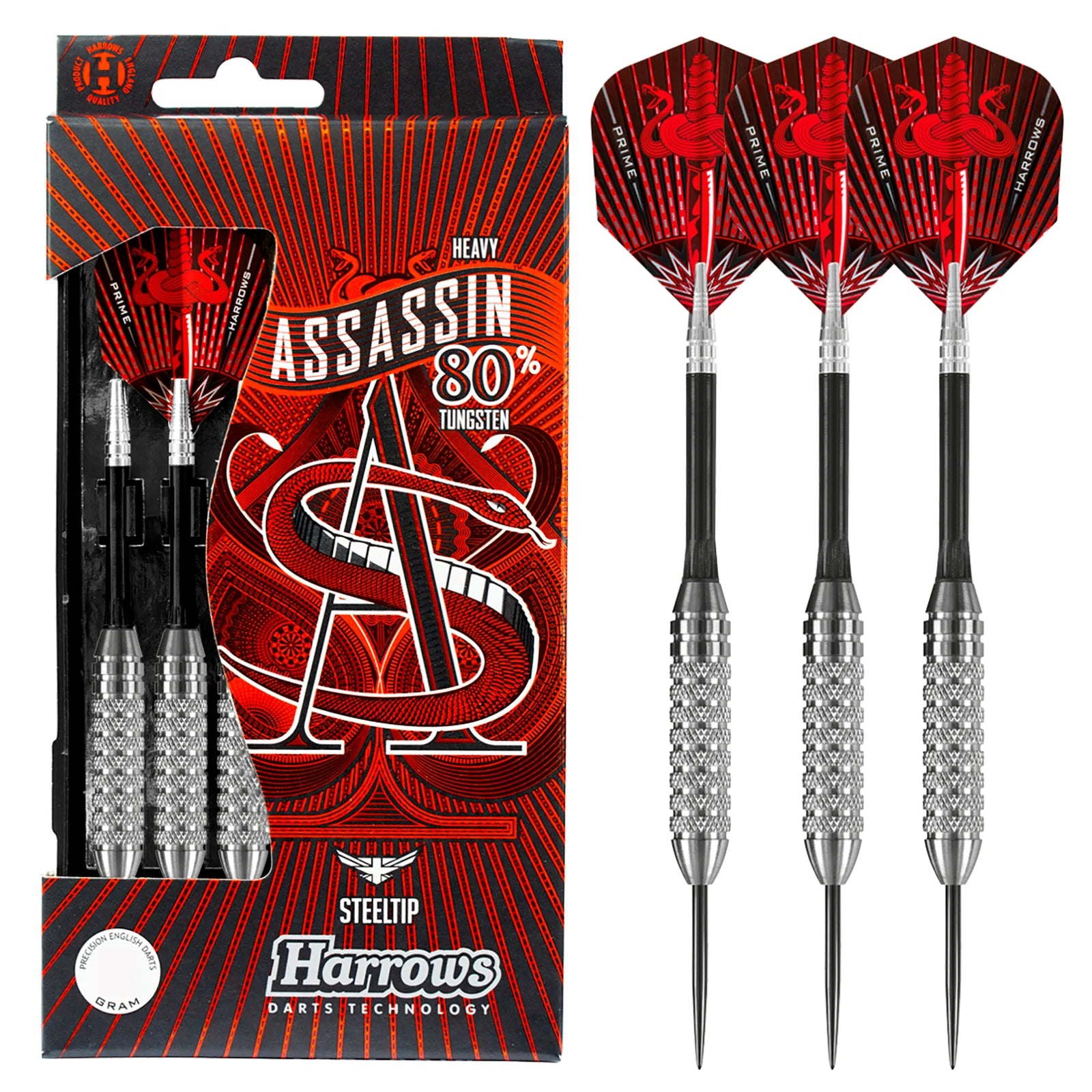 HARROWS ASSASSIN 80% 38GK DARTSTIKAT