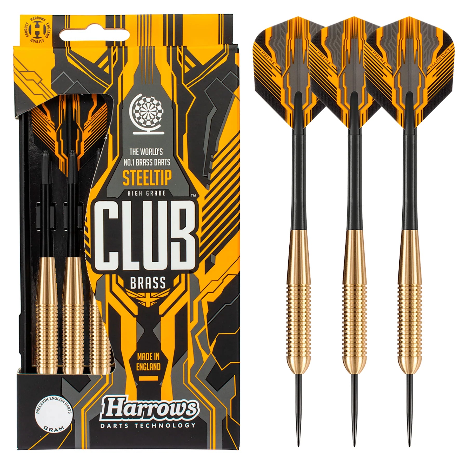Harrows Club Brass 24gR dartstikat