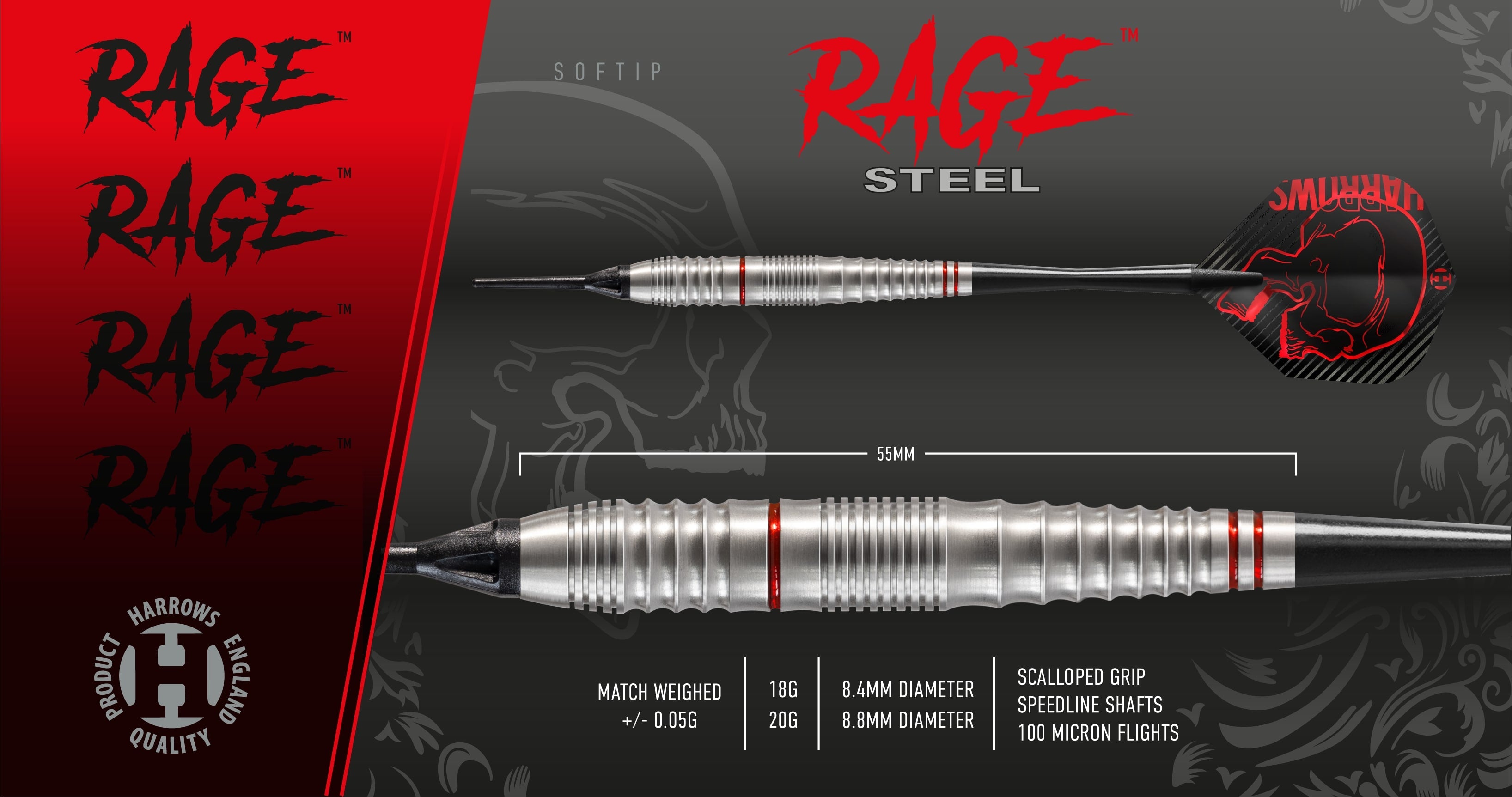 Harrows Rage softiptikat