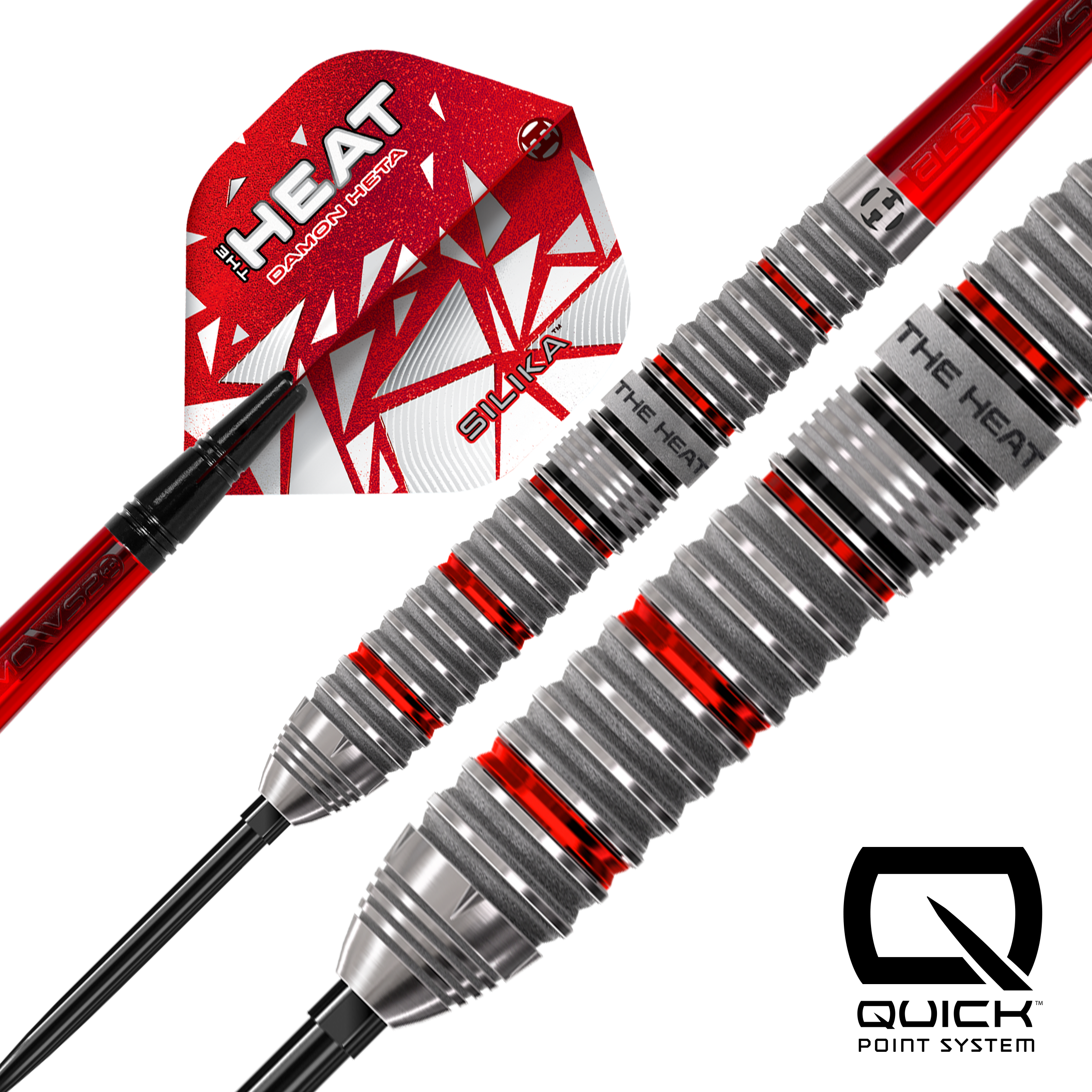 Harrows Damon Heta 90% Series 4 Quick Point dartstikat