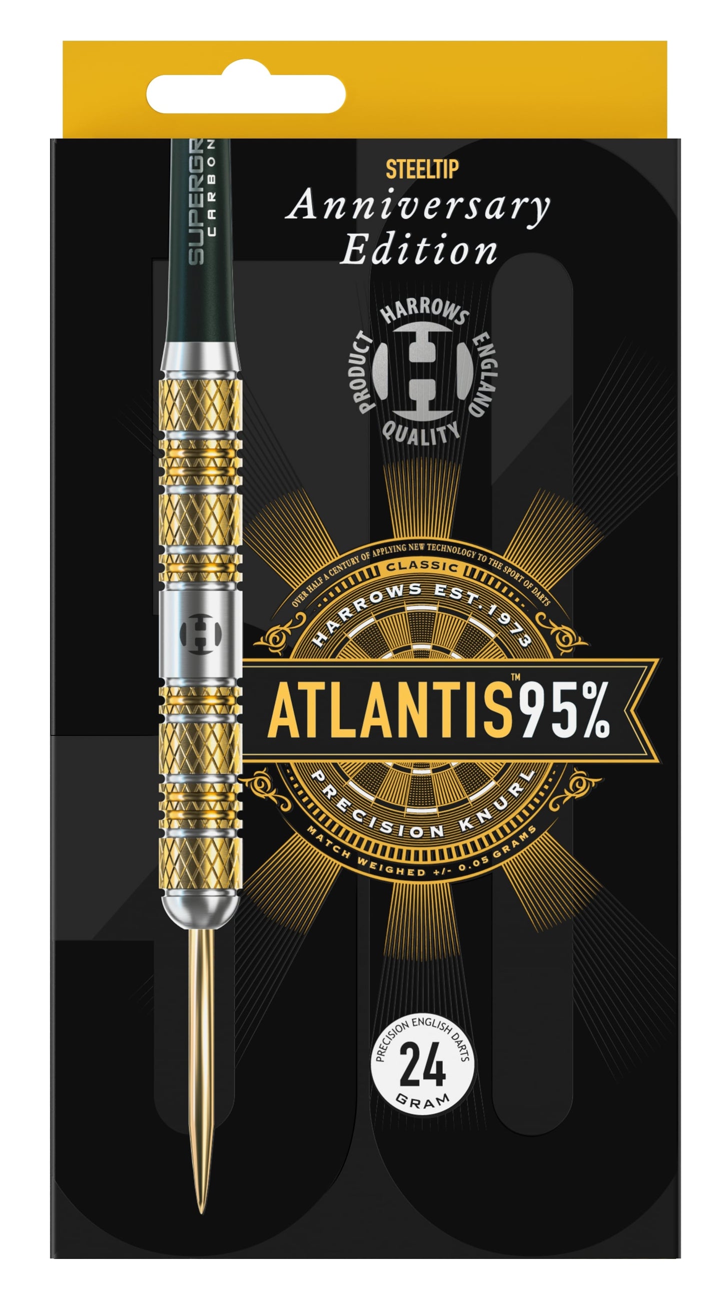 Harrows Atlantis 95% Tungsten dartstikat