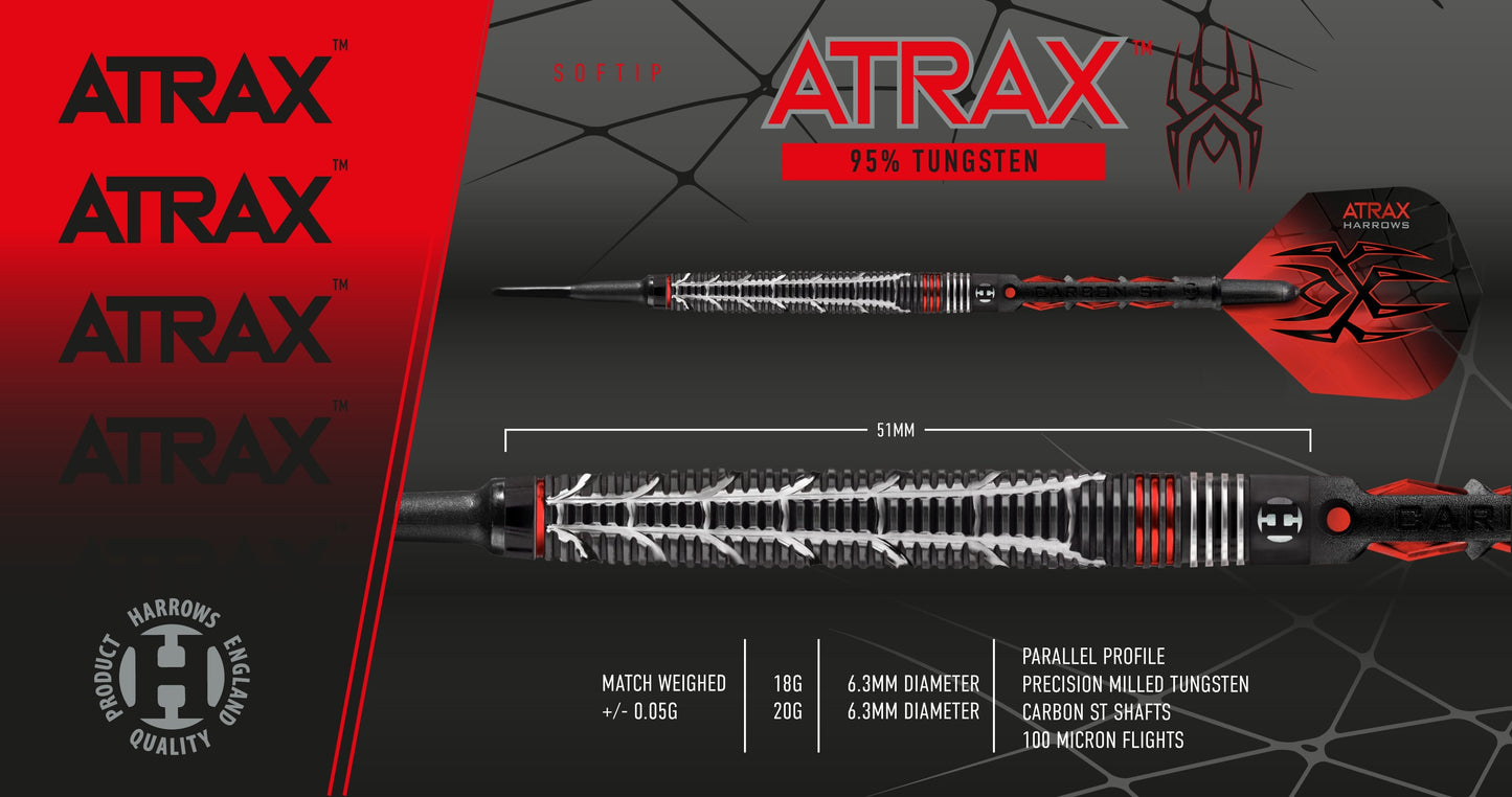 Harrows Atrax 95% Tungsten softiptikat