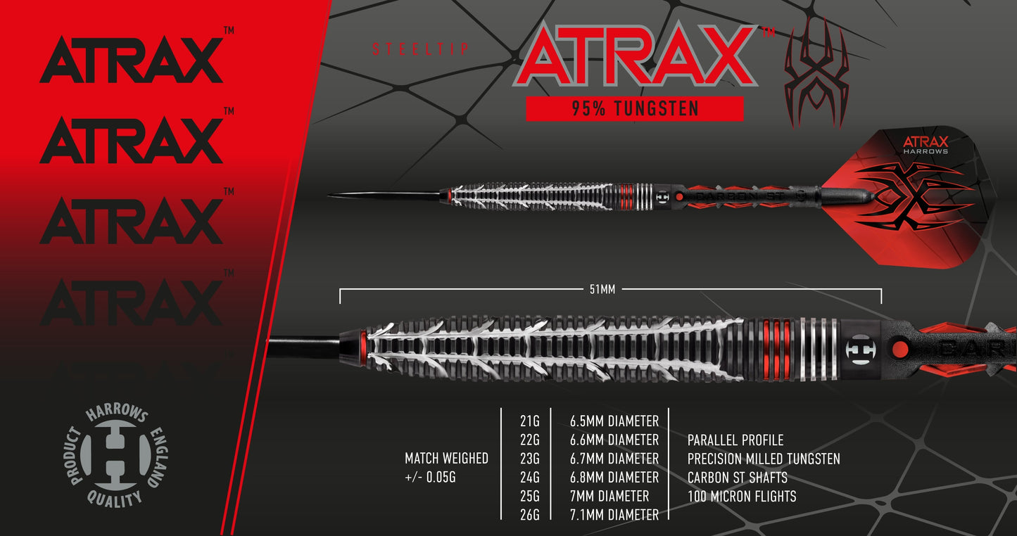 Harrows Atrax 95% Tungsten dartstikat