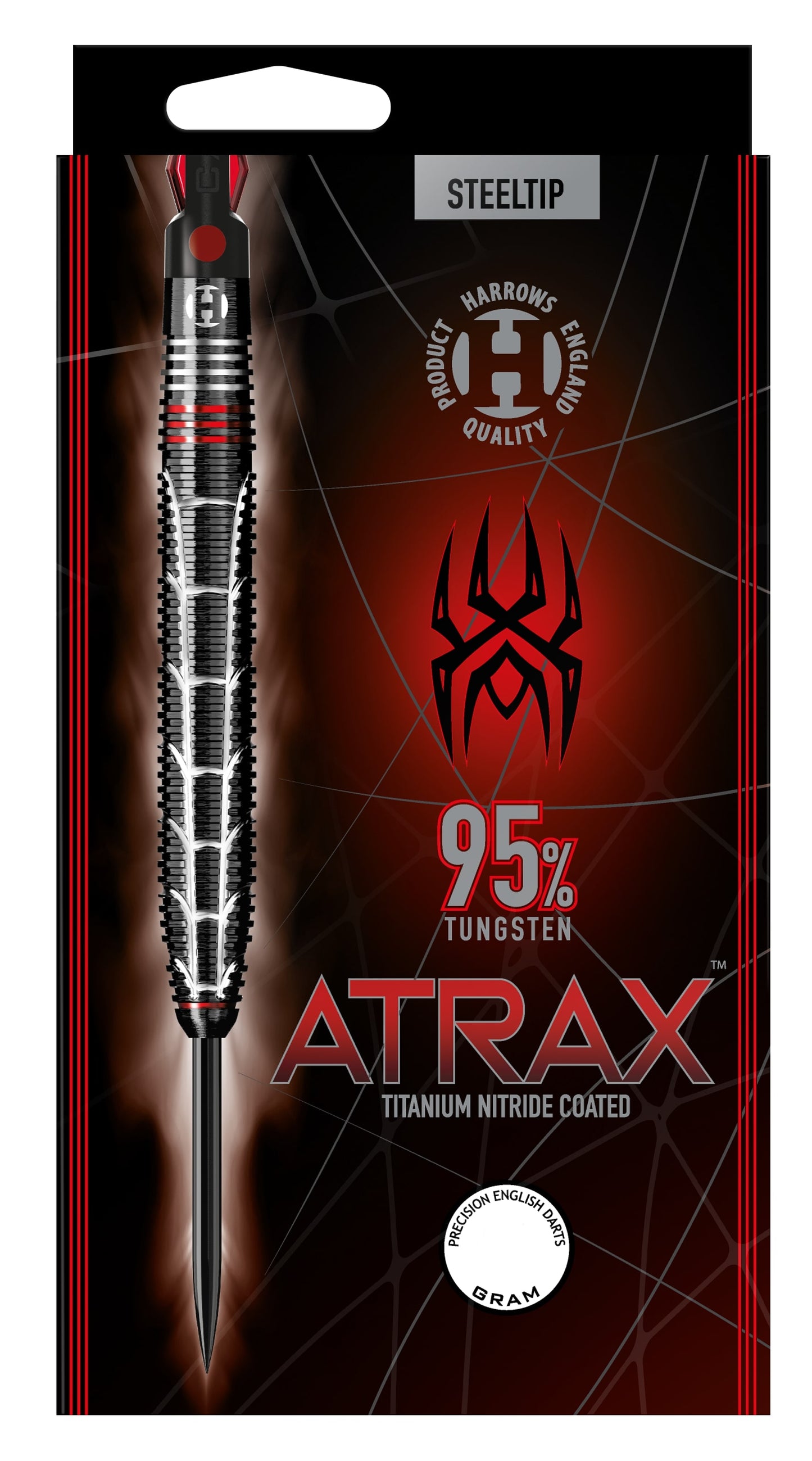 Harrows Atrax 95% Tungsten dartstikat