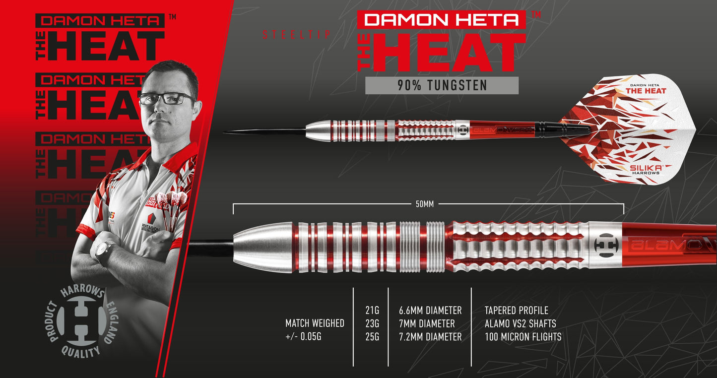 Harrows Damon Heta Series 2 90% Tungsten dartstikat
