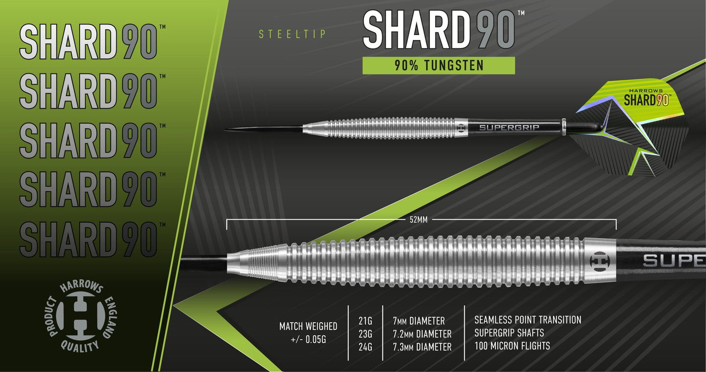 Harrows Shard 90% Tungsten dartstikat