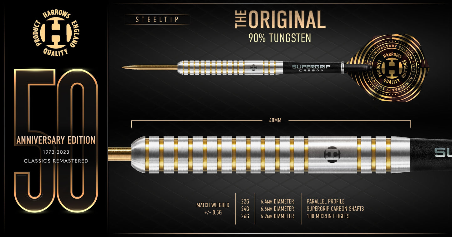 Harrows The Original 90% Tungsten dartstikat