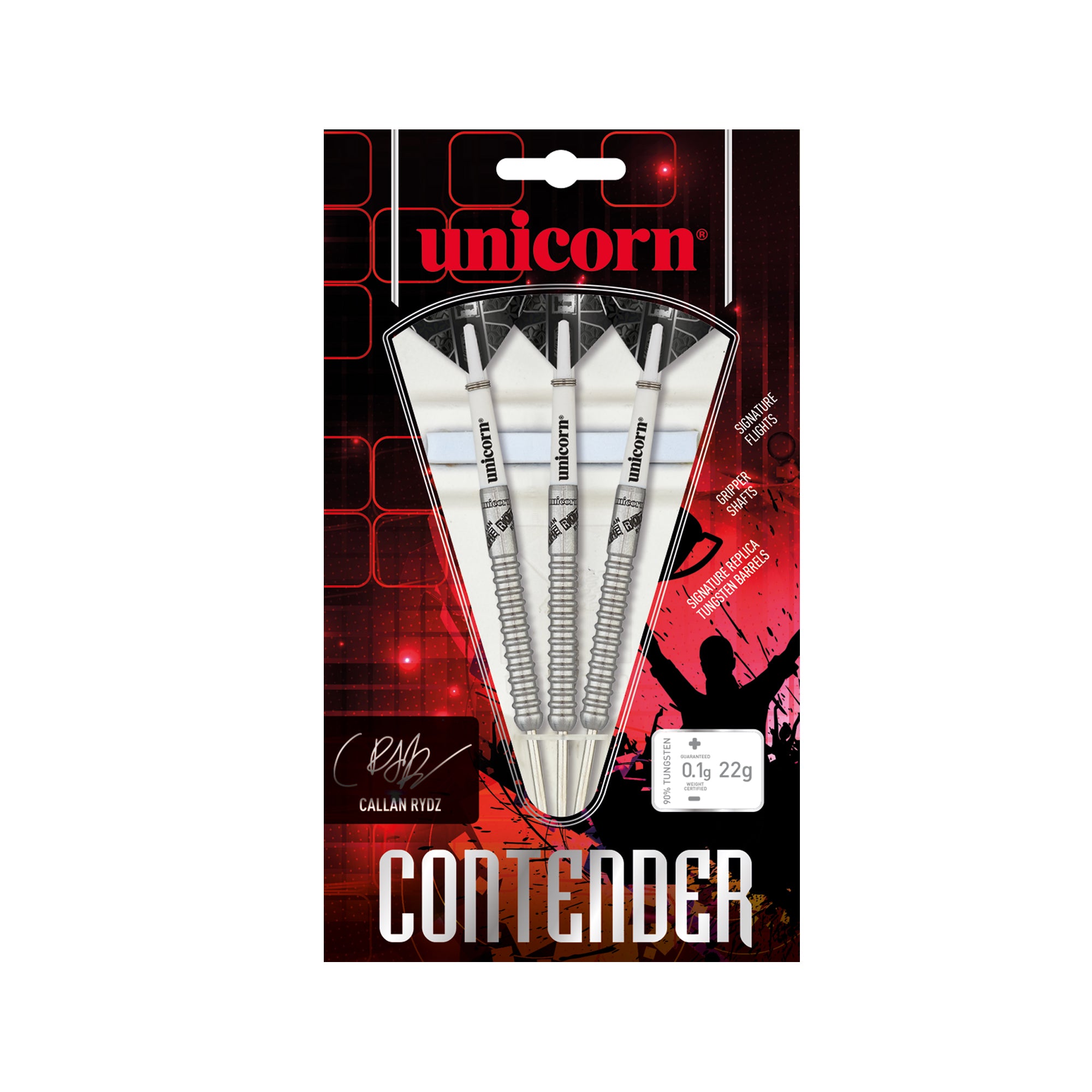 Unicorn Contender Callan Rydz 90% Tungsten dartstikat