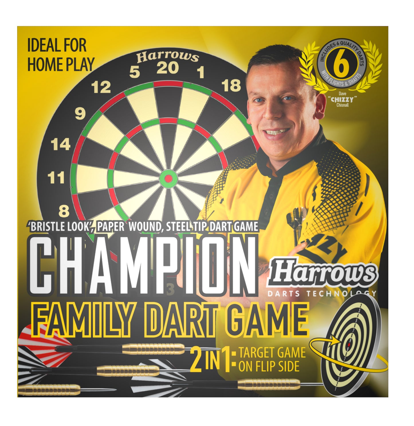 Harrows Champion Family Dart Game tikkataulu